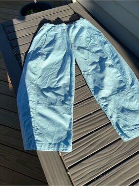 Pilcro Light Blue Elastic Waist Pants